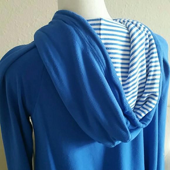 Tommy Hilfiger Sport women's nautical athletic hoodie, Size Medium - Picture 4 of 4